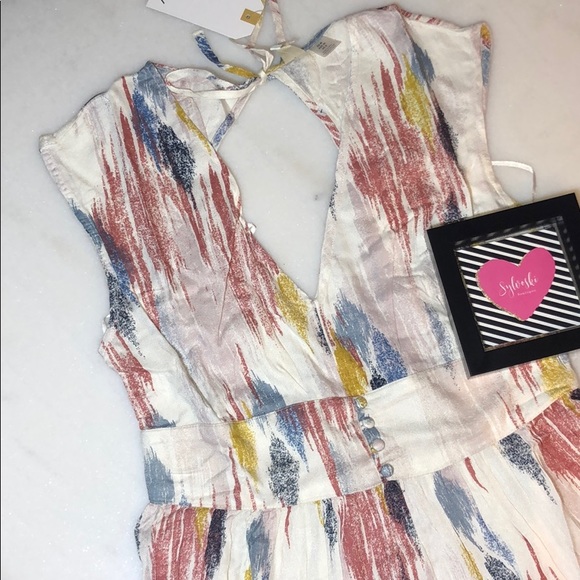 🔥Roxy Retro Poetic Sleeveless Midi Dress NWT - Picture 5 of 9